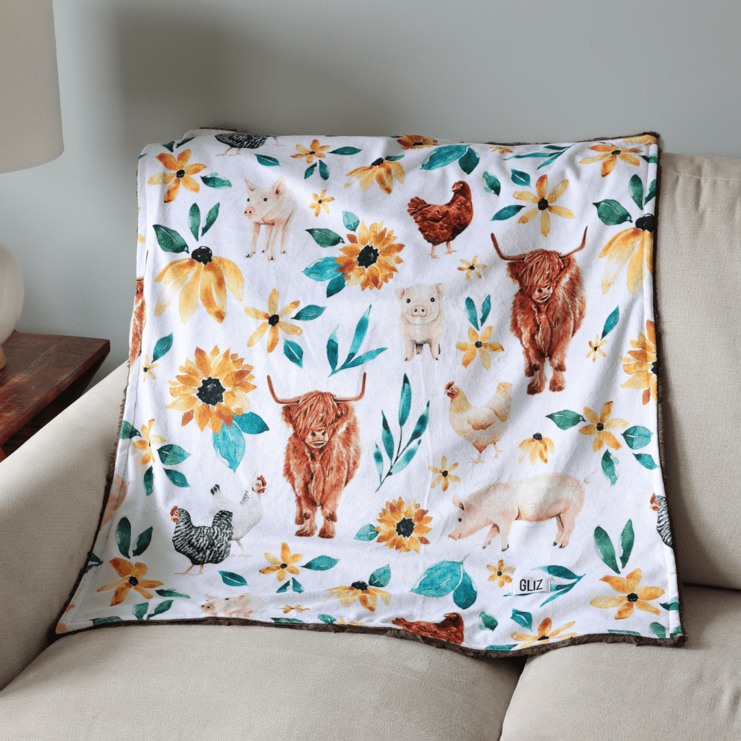 Blankets - Animal Floral - Gliz Design