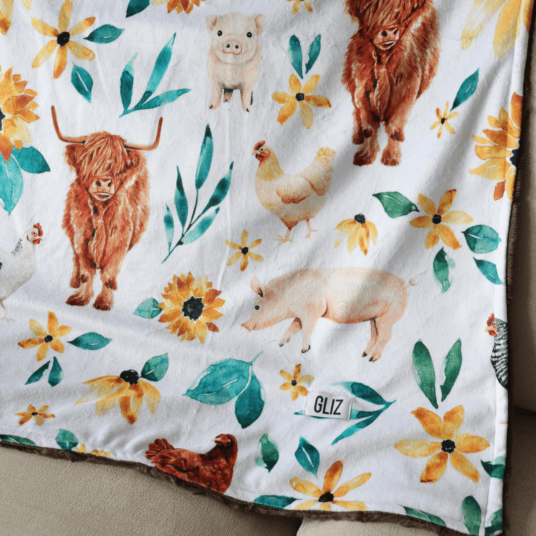 Blankets - Animal Floral - Gliz Design