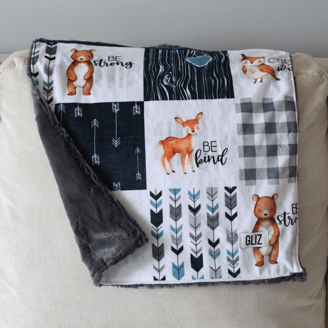 Blankets - Be Strong, Be Kind, Grow Wise - Gliz Design