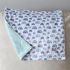 Blankets - Blue Rainbows - Gliz Design