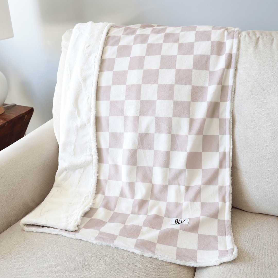 Blankets - Light Checkers - Gliz Design