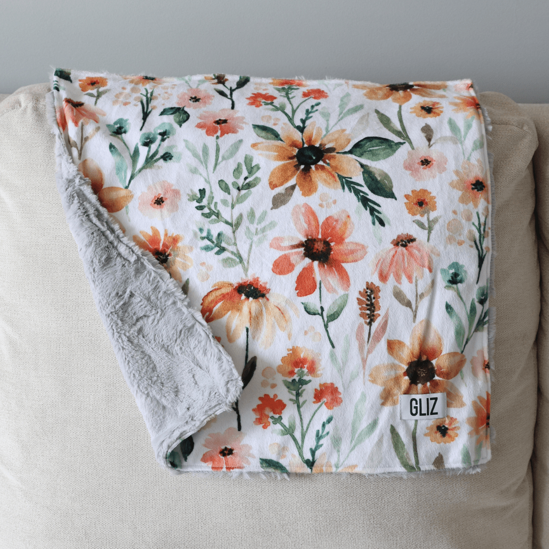 Blankets - Rustic Floral - Gliz Design