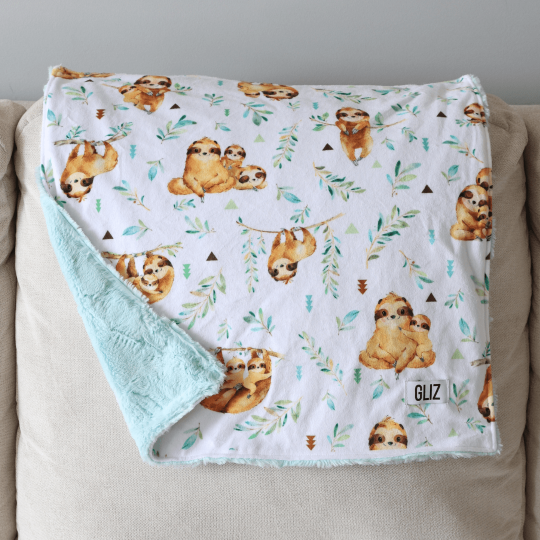 Blankets - Sloth - Gliz Design