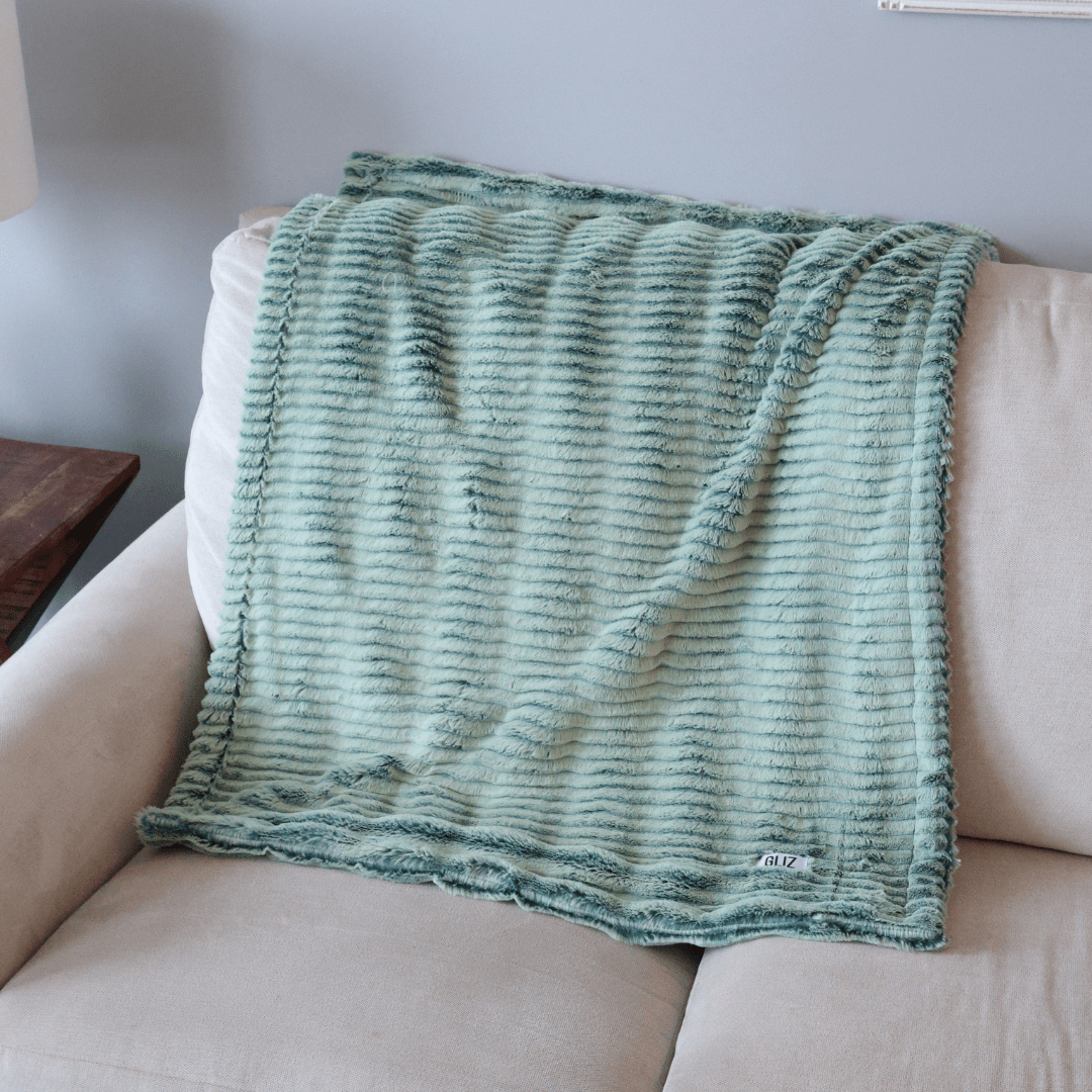 Luxe Blankets - Frosted Ocean - Gliz Design