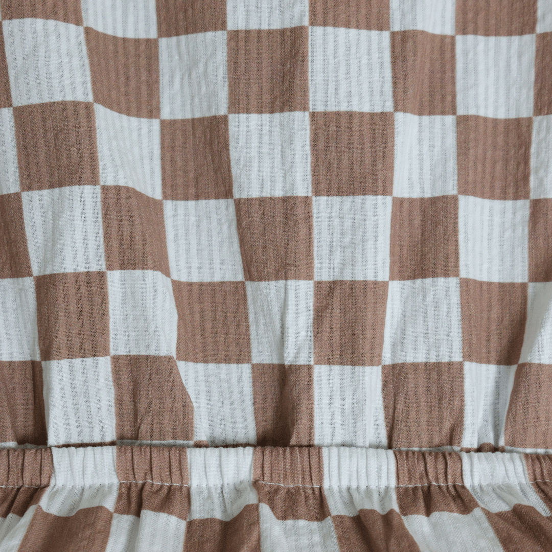 Summer Lite Cover - Espresso Checkers - Gliz Design