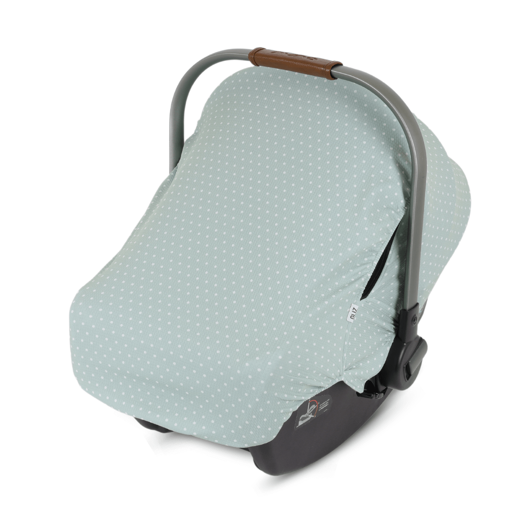 Summer Weave Cover - Polka Dot Mint Blue - Gliz Design