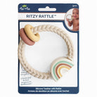 Ritzy Rattle™ Neutral Rainbow Silicone Teether Rattles - Gliz Design